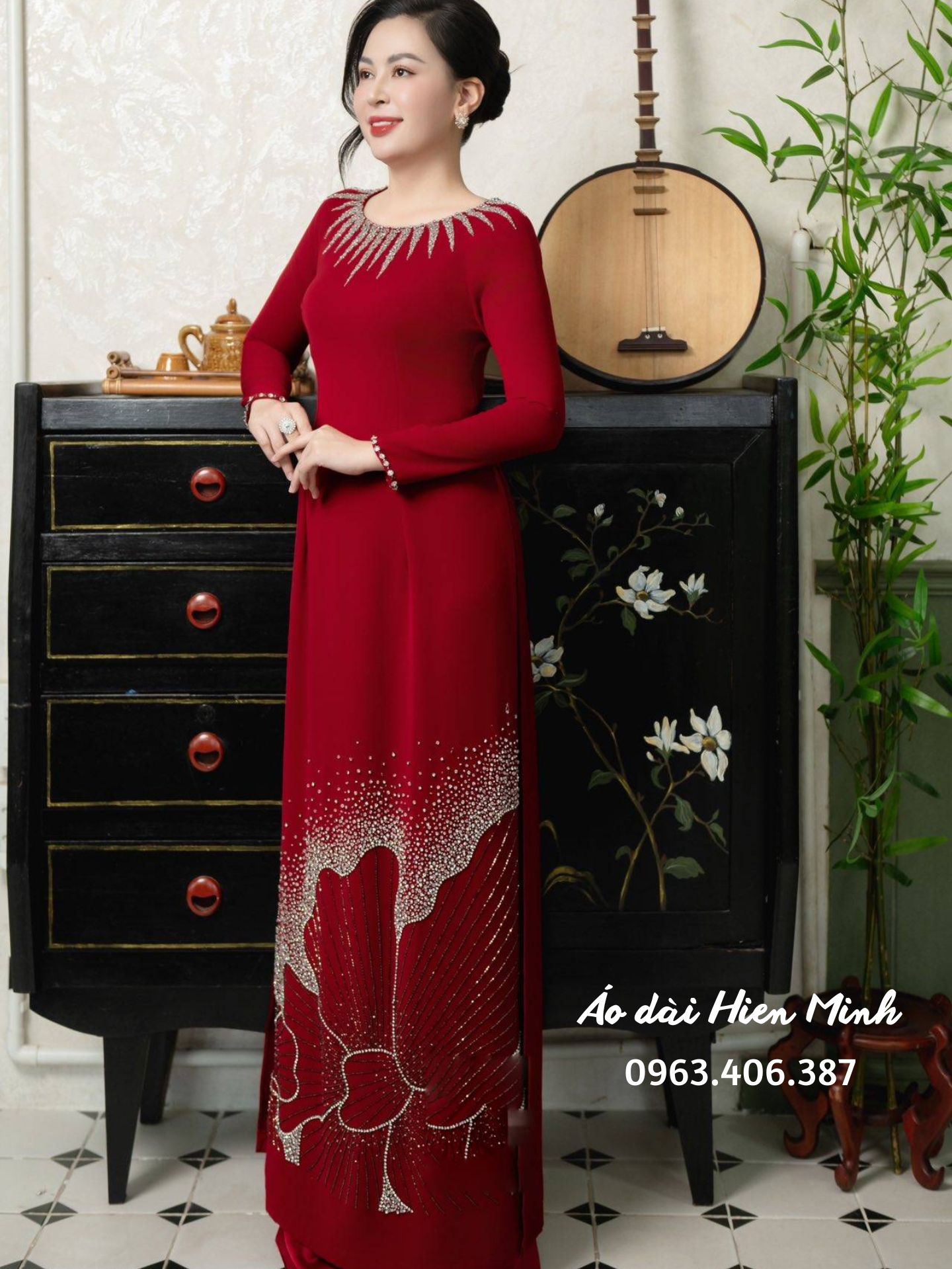 áo dài bà sui trong ngày cưới các con