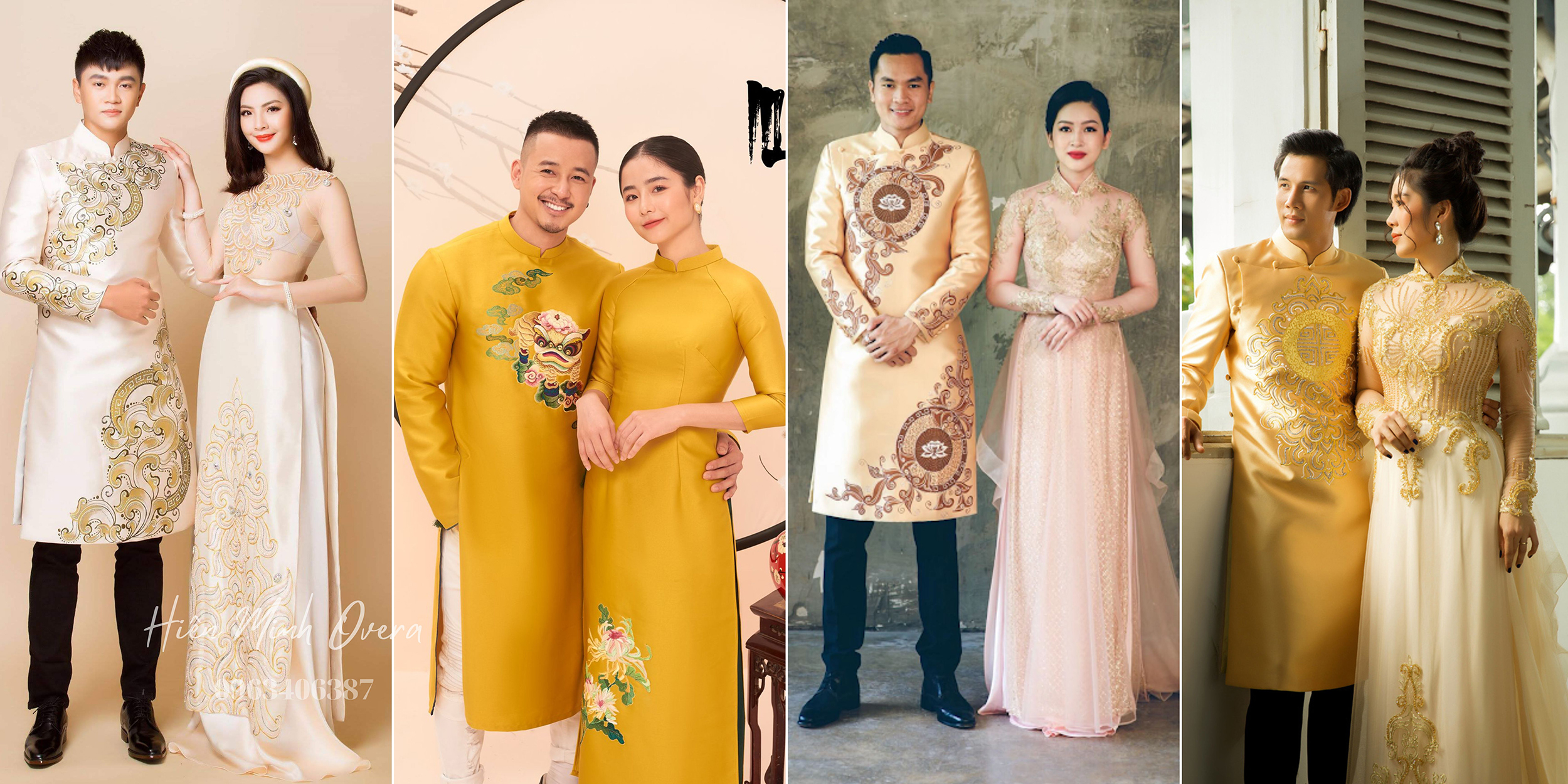 áo dài cặp đôi