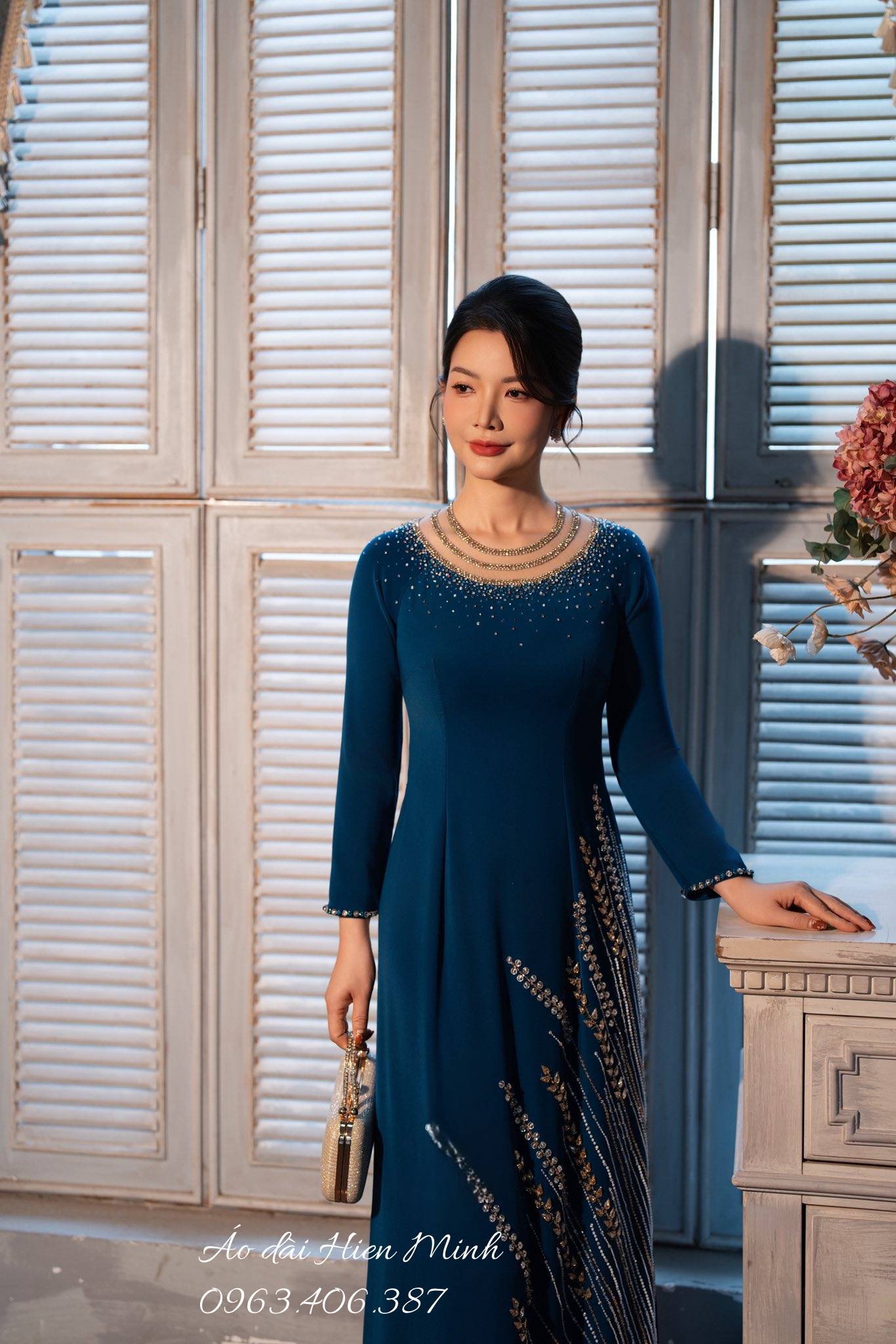Áo Dài Bà Sui Cao Cấp, Sang Trọng 5 ao dai ba sui 18