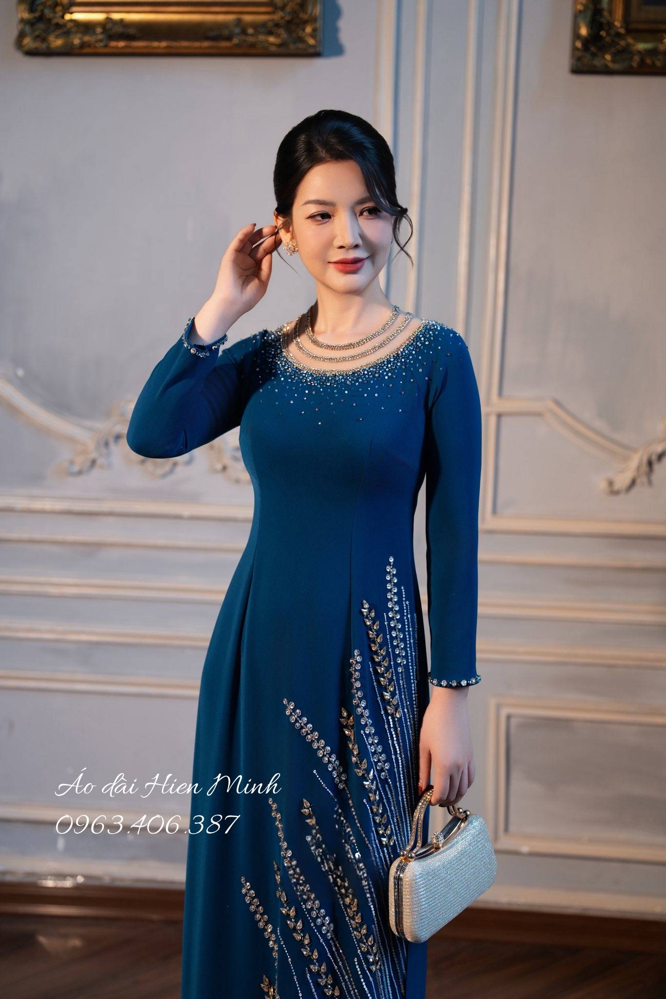Áo Dài Bà Sui Cao Cấp, Sang Trọng