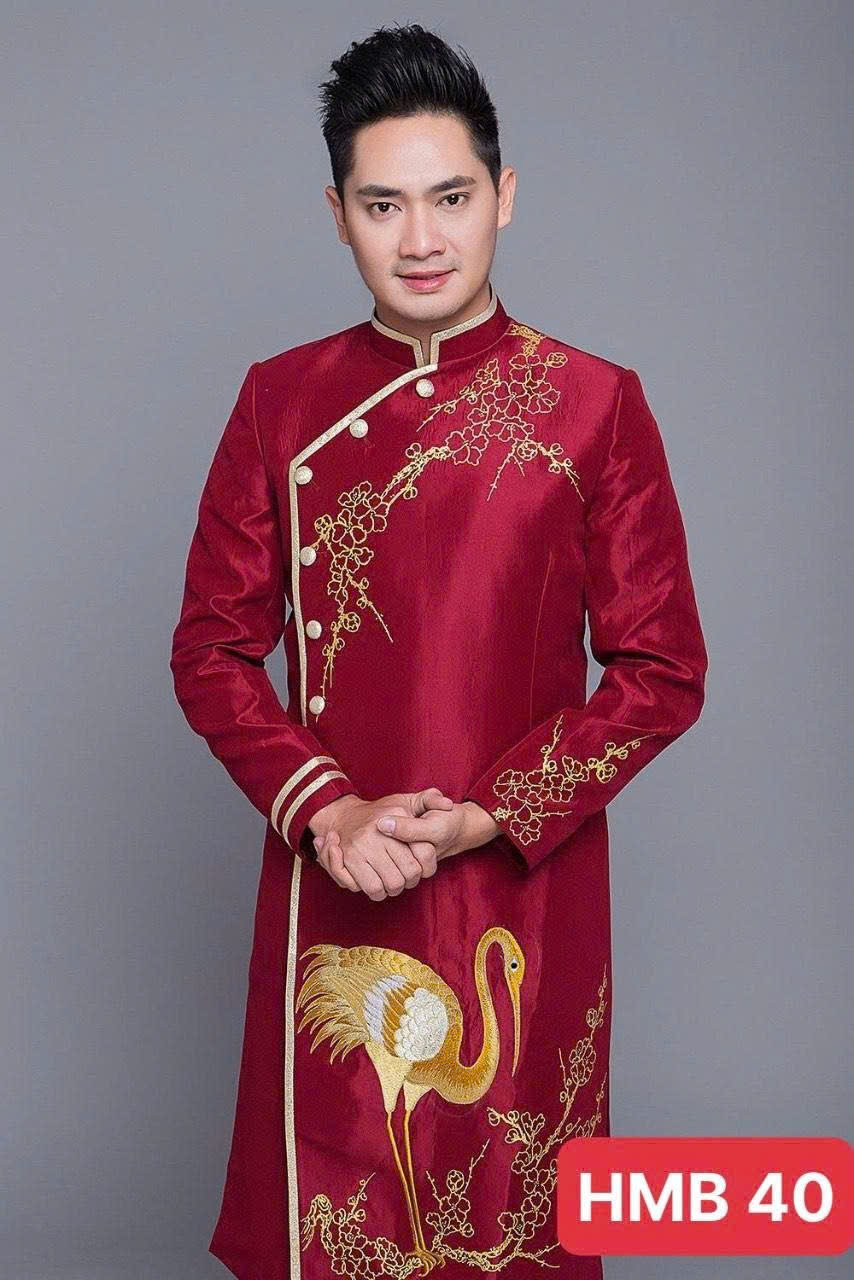Địa Chỉ Bán Áo Dài Cách Tân Nam May Sẵn Đẹp – Mẫu Mới, Chất Lượng, Giá Tốt 1 ao dai chu re 20