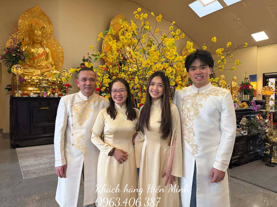 25+ Mẫu Áo Dài Nam Mặc Tết 2027 Đẹp, Sang Trọng Và Được Yêu Thích Nhất 34 Áo dài nam mặc Tết đẹp